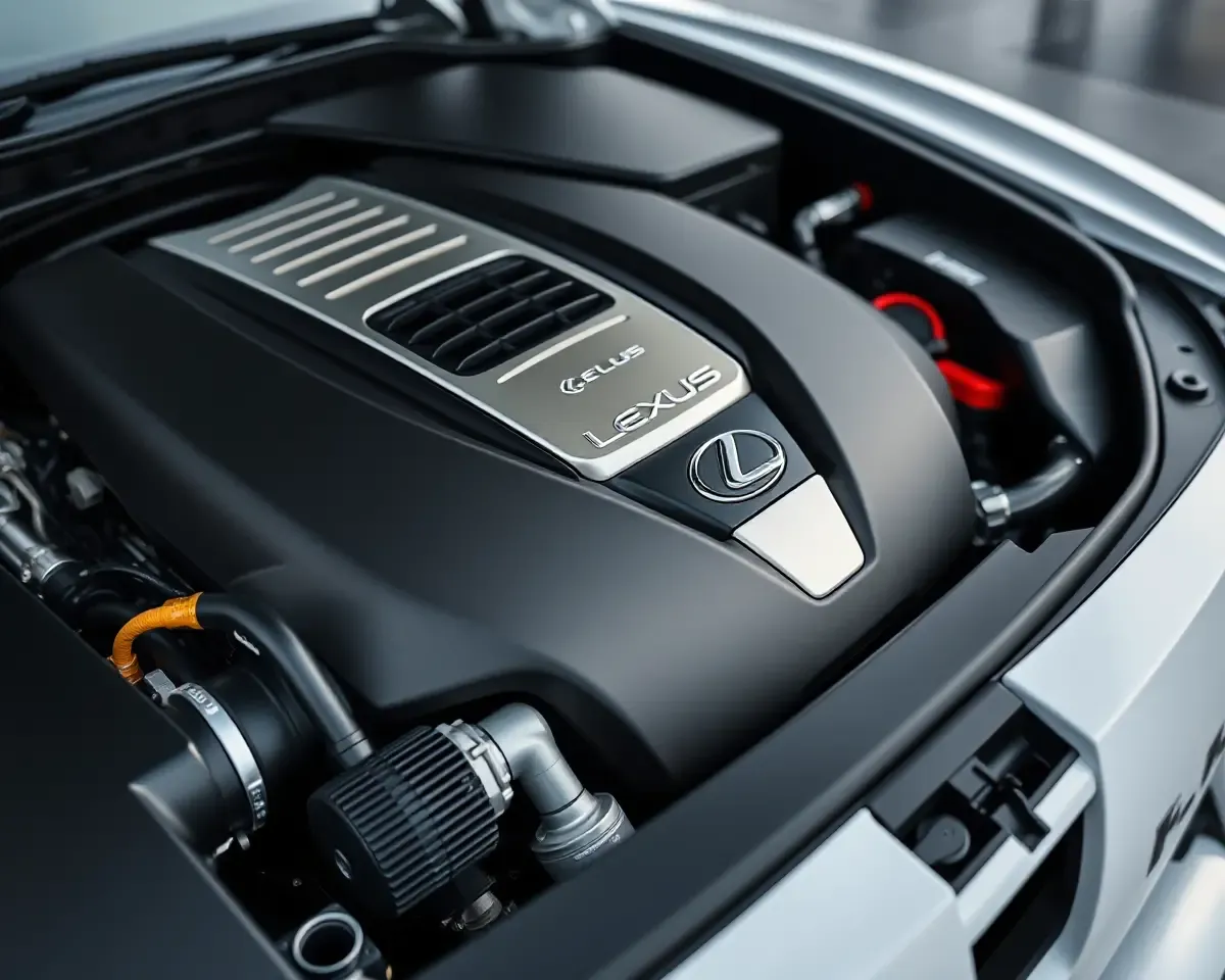 Powerful Lexus LFA V10 Engine Up Close