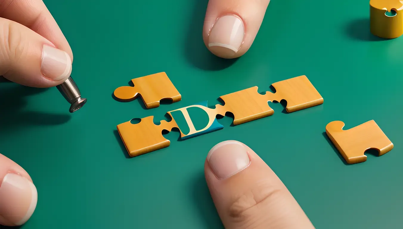 Puzzle Piece with JDS Logo Forming Center
