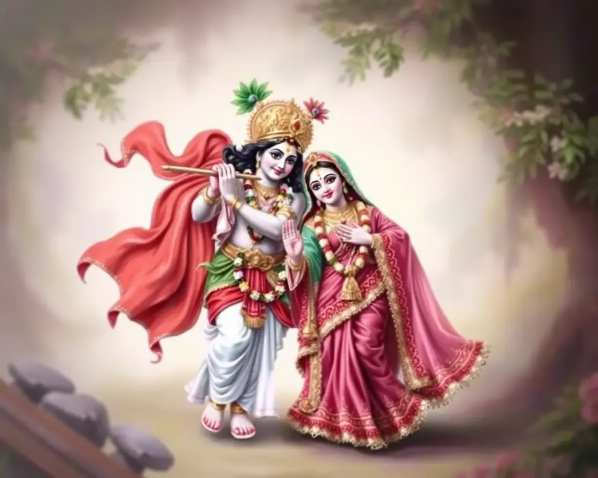 Radha Krishna Images for Painting Masterpiece Creation