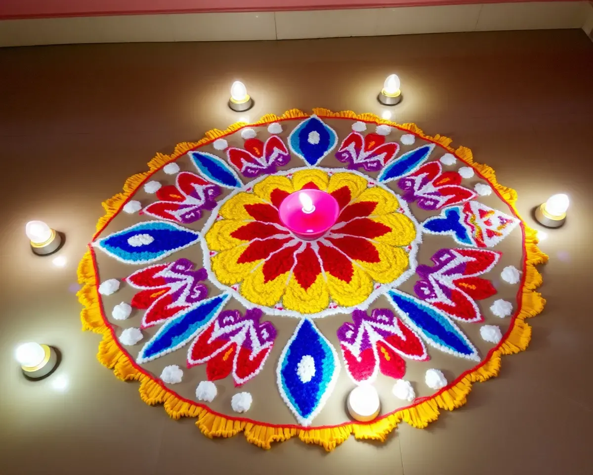 Rangoli Kolam Images: Beautiful Handmade Designs
