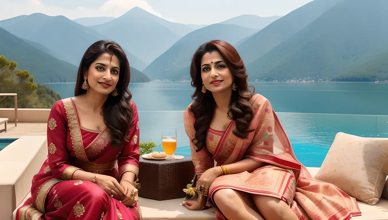Real Bhabhi and Sister Relax on Weekend Getaway