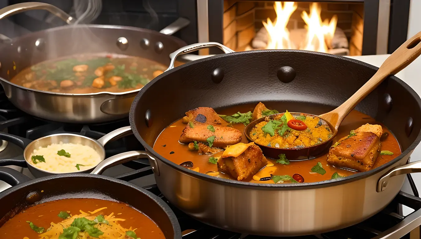 Real Indian Bhabhi Cooks Traditional Indian Dish with Aroma