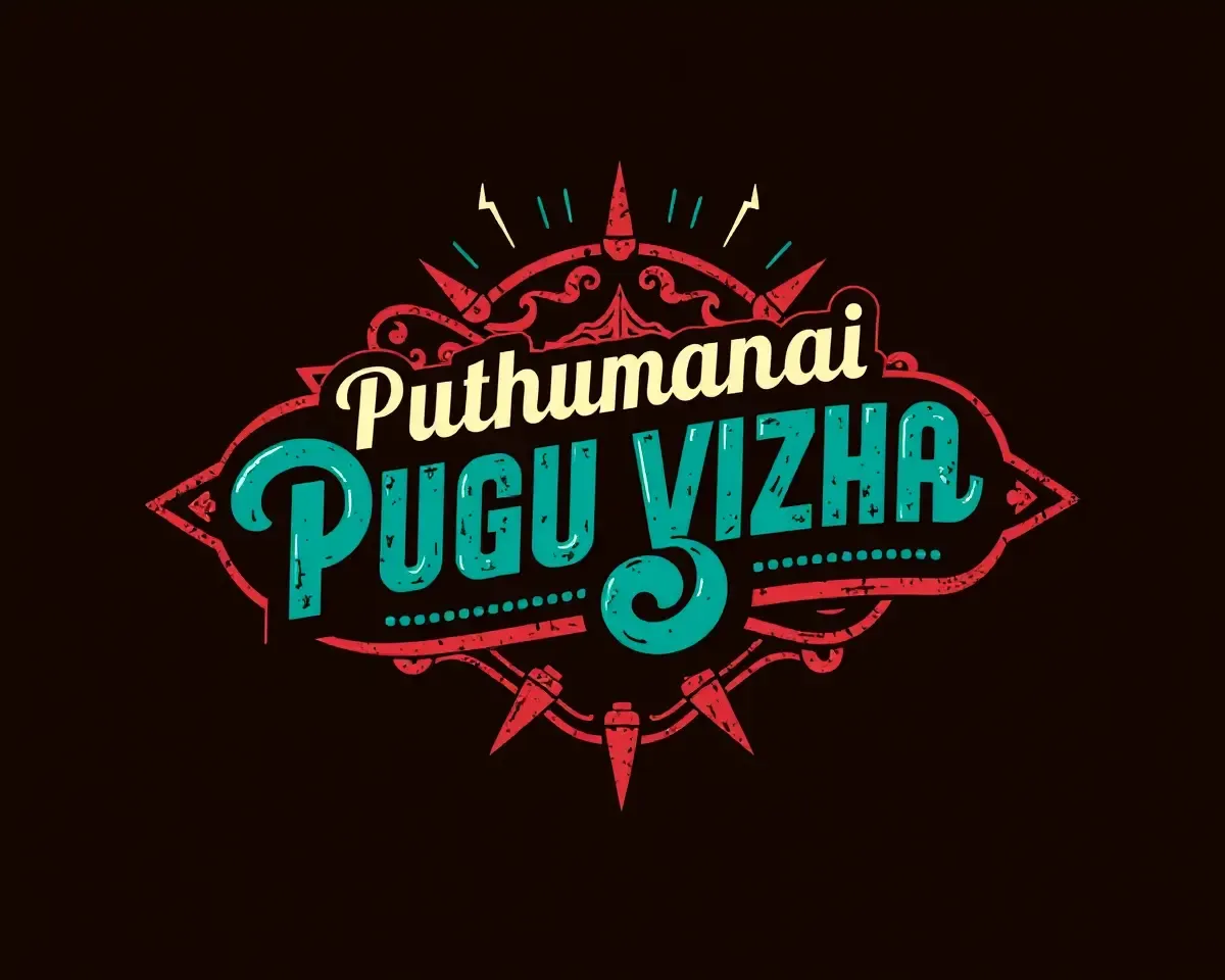 Retro PutHumanAi Pugu Vizha Logo Vintage Design