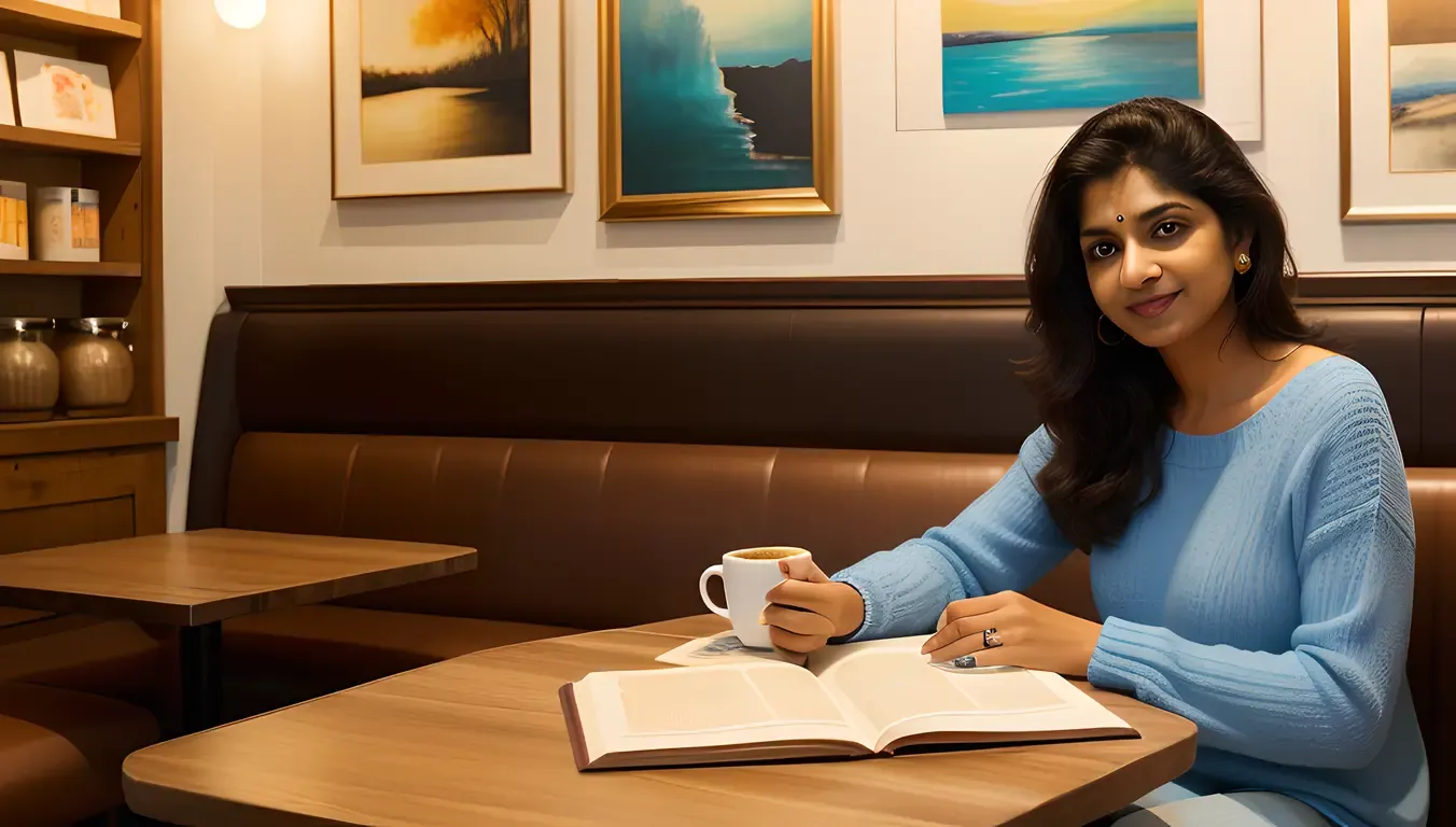 Ritika's Cozy Moment of Creativity and Relaxation