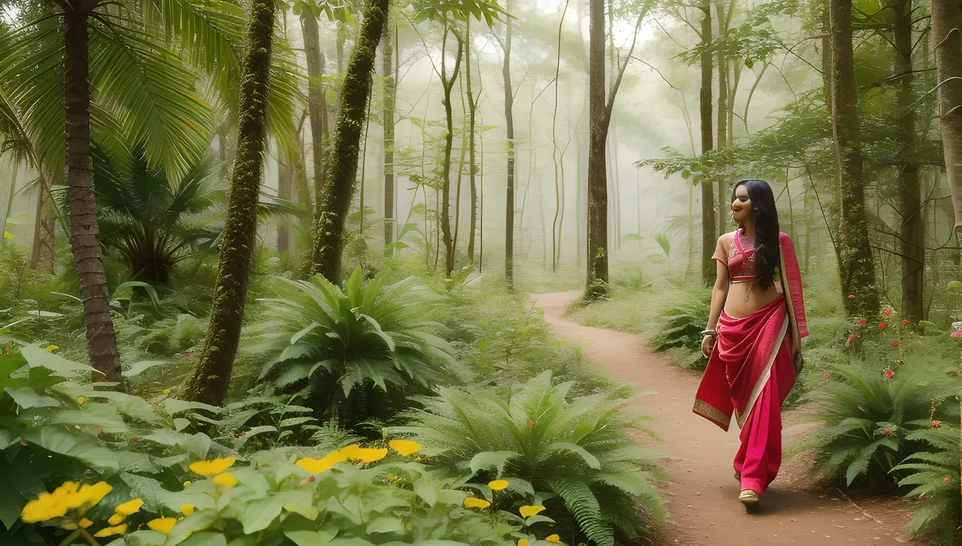 Ritika's Journey Through Lush Forest of Wonder