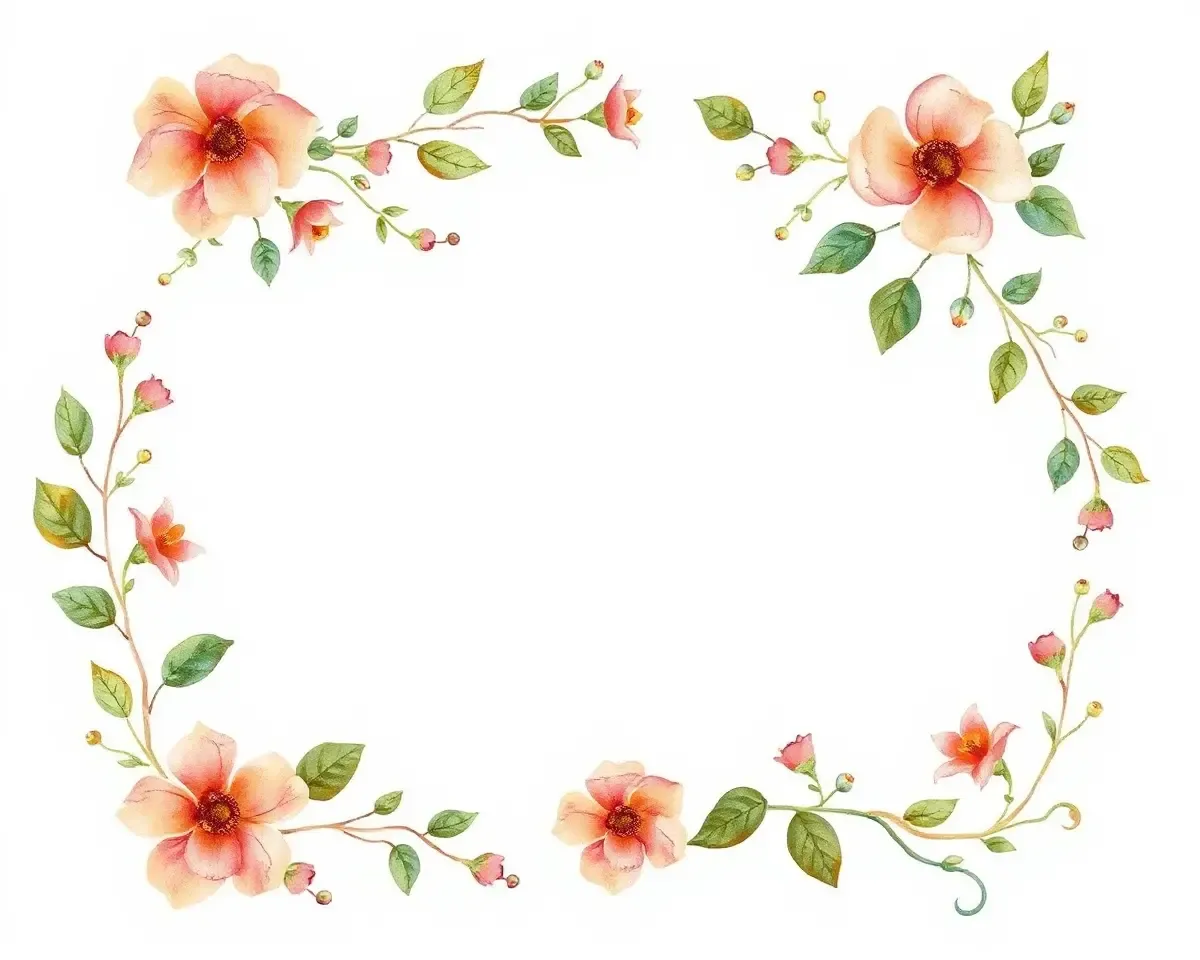 Romantic Whimsical Hand-Painted Marathi Lagna Banner with Watercolor Style