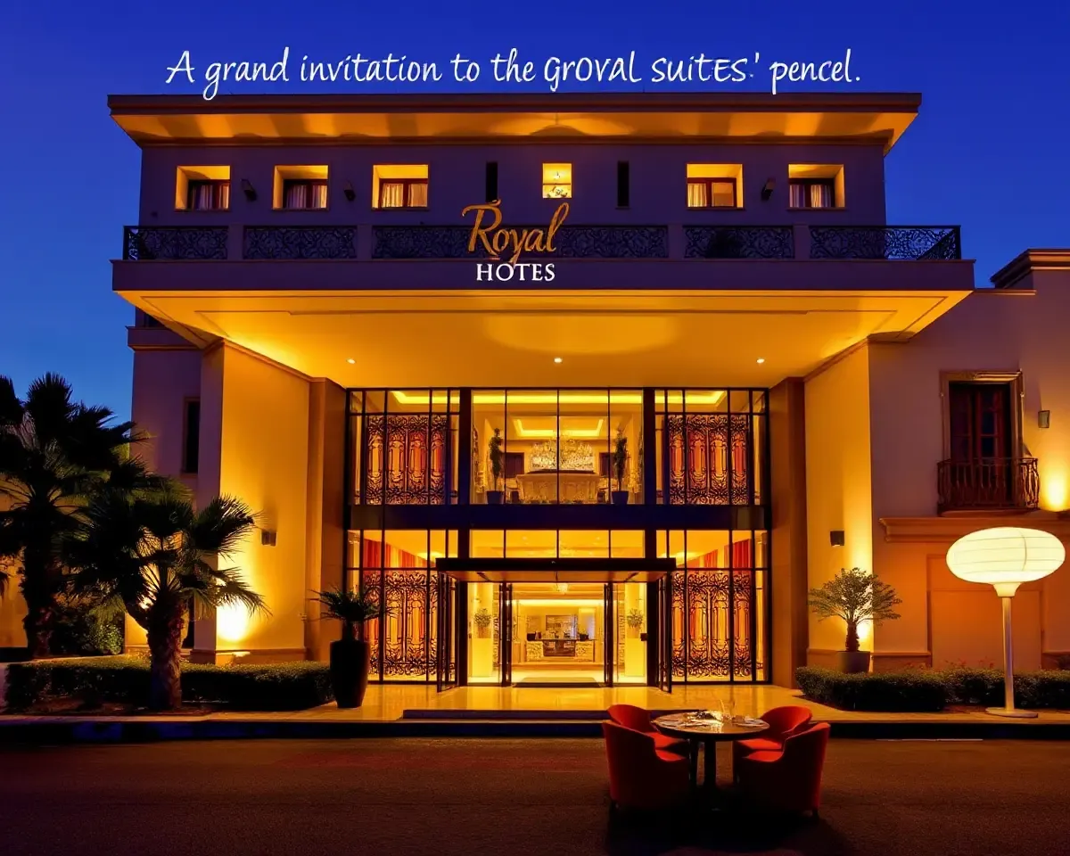 Royal Suites Hotel Grand Opening Invitation Card Marathi