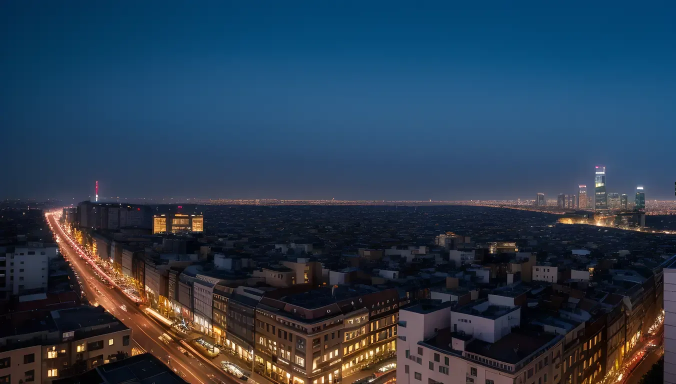 Sarangi Music Fills City Night Sky