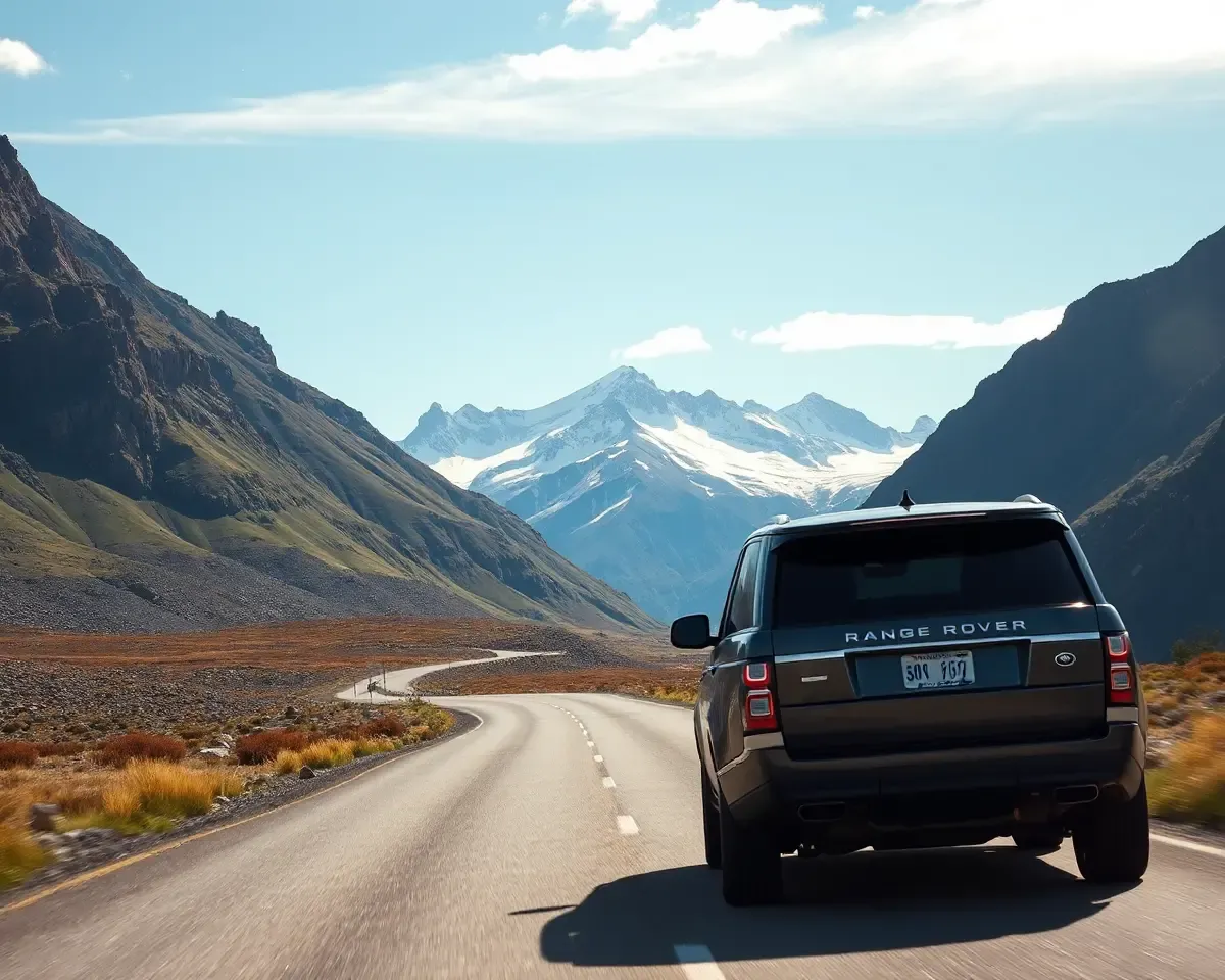 Scenic Mountain Road Wallpaper for iPhone