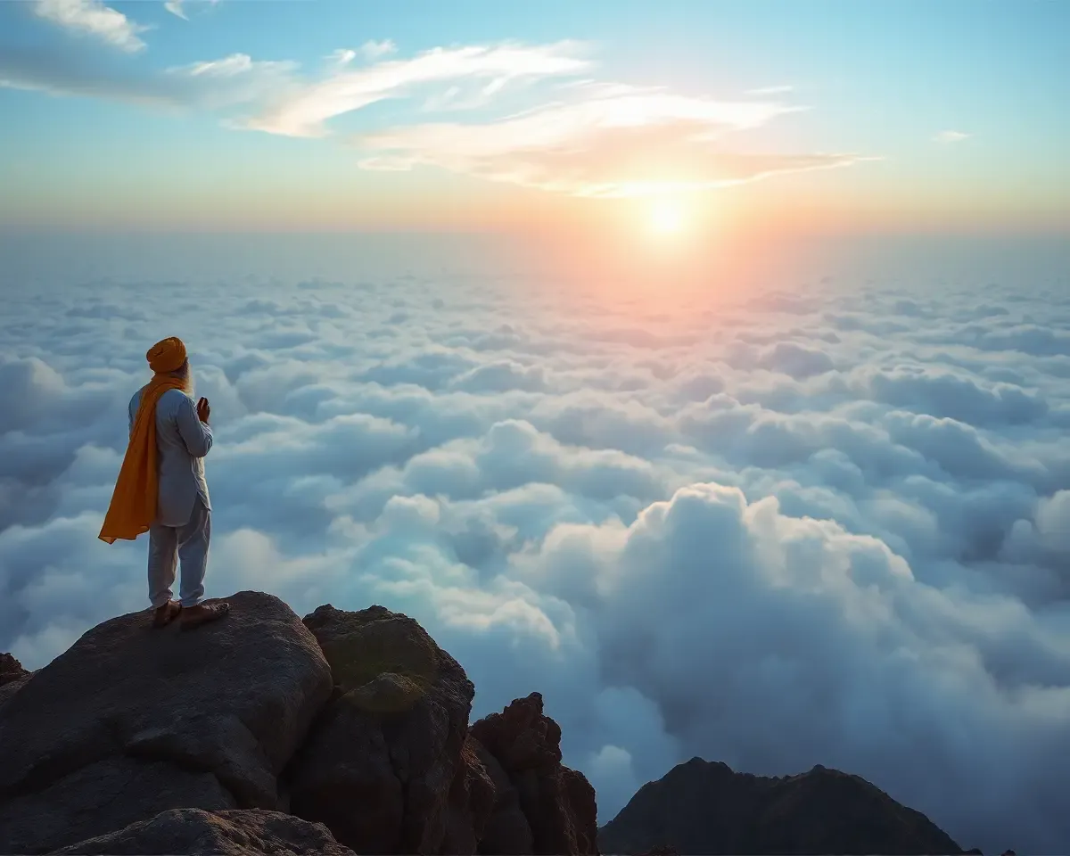 Shaniwar Wale Baba Overlooking Sunrise Splendor