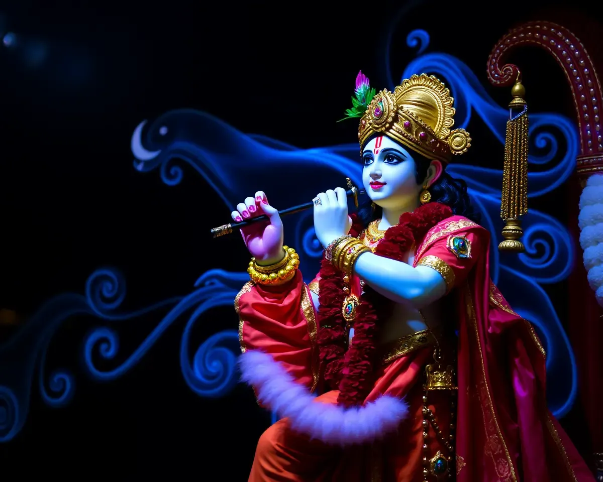 Shri Krishna Image: Shri Krishna Image Found in Temple