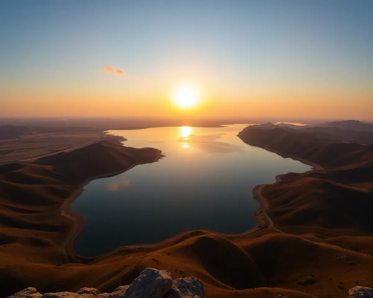 Shukrawar Lake Good Morning Photo: Panoramic View of Peaceful Lake