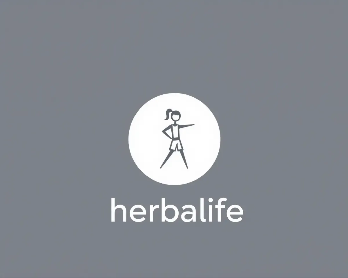 Simple Illustration of Healthy Body with Herbalife Logo