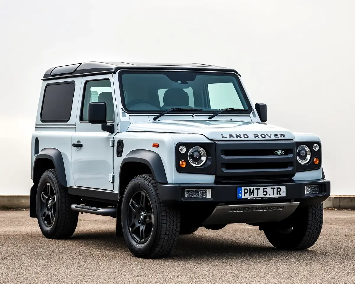 Sleek Rugged Land Rover Defender Exterior in 4K