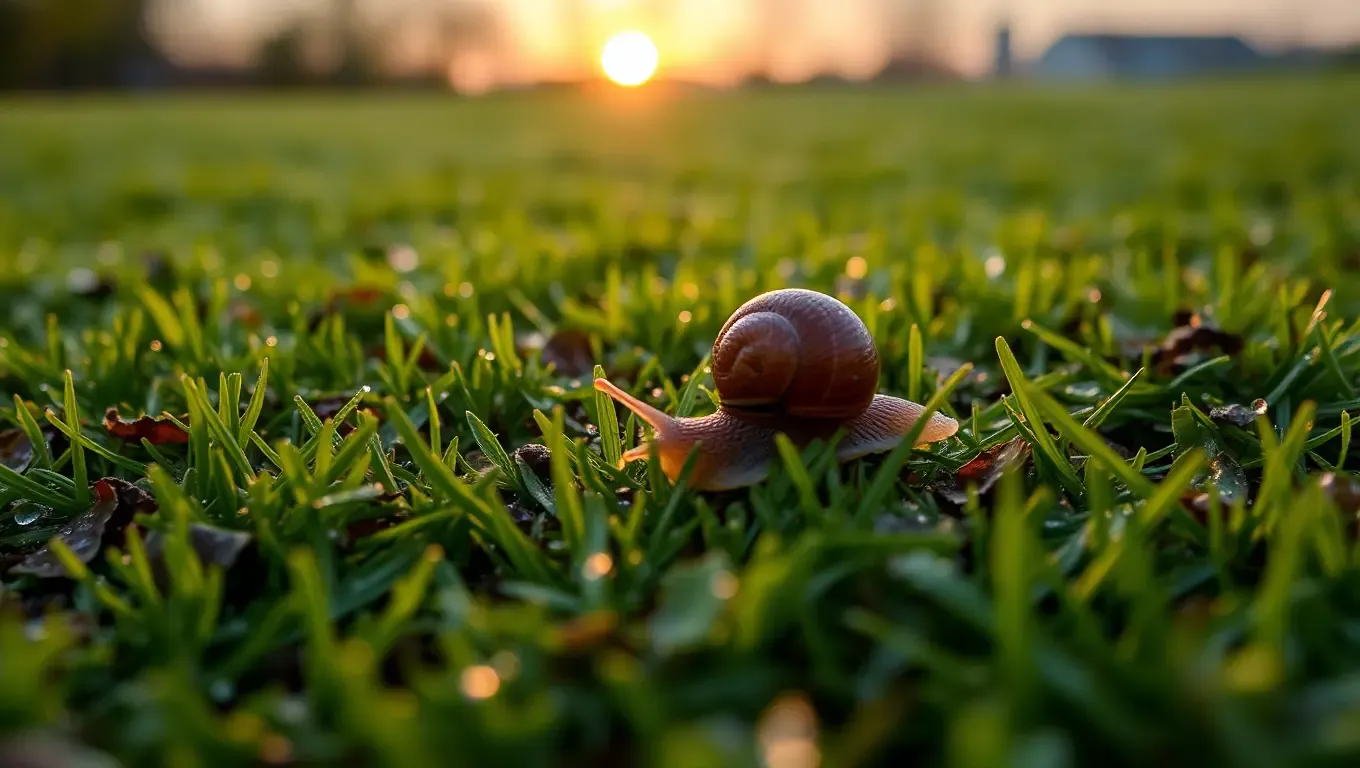 Snoring Snail's Morning Stroll