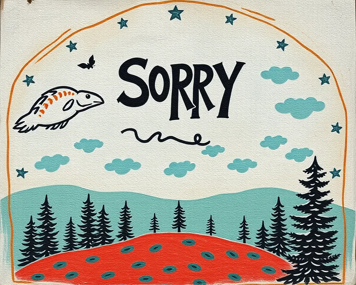 Sorry Image: An Apologetic Visual Statement