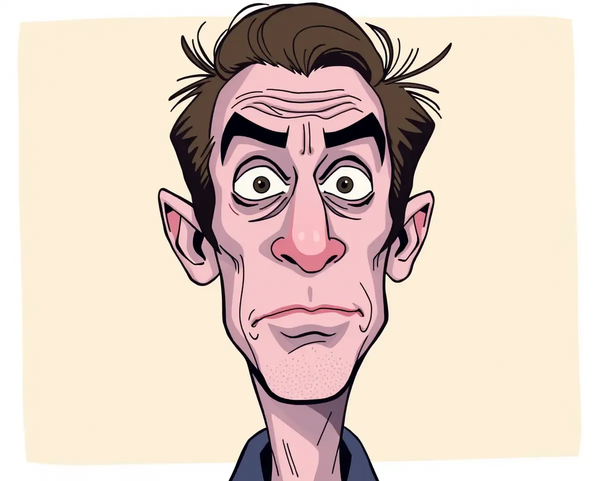 Steve Buscemi's Quirky Offbeat Illustration