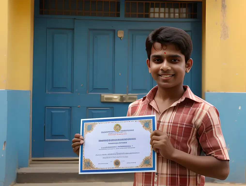 Student Runs Out with CBSE 10th Result 2025 Certificate