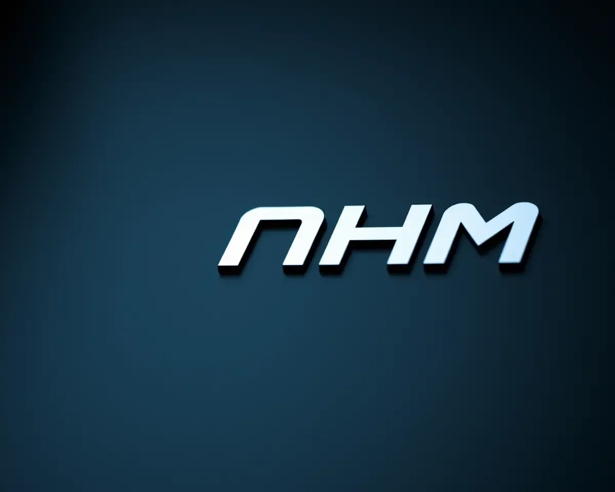 Subtle Gradient Effect on NHM Logo Close-up