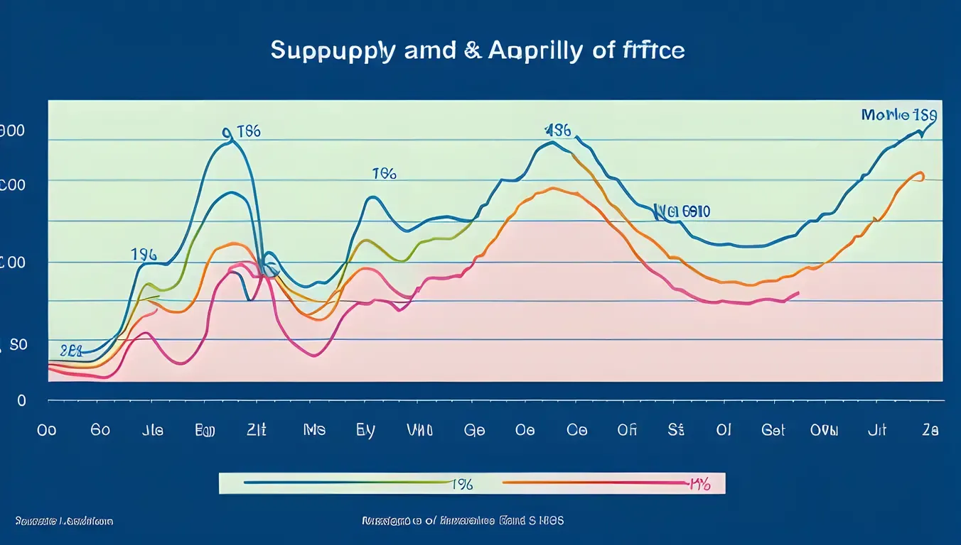 Supply and Demand Market Forces Illustrated Graph
