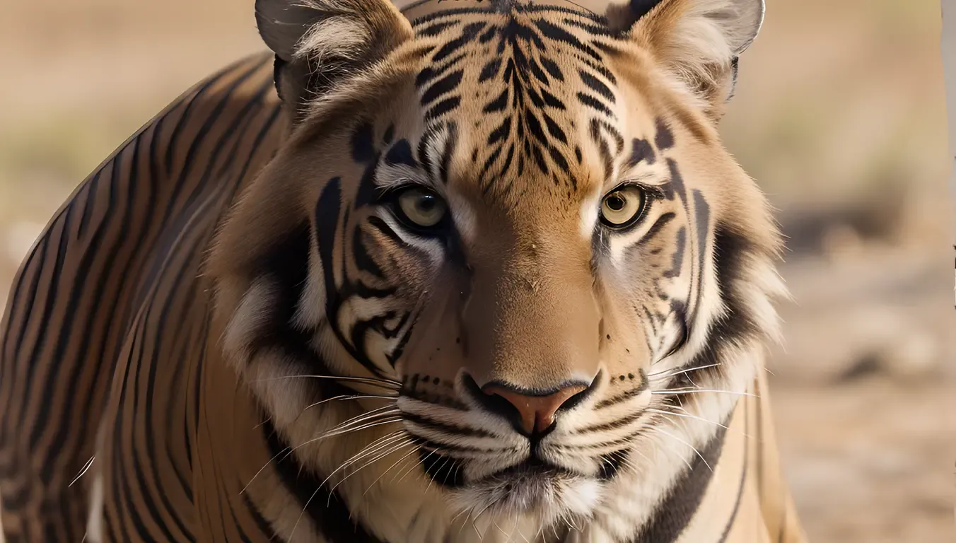 Tigon's Piercing Eyes Survey Surroundings Closely