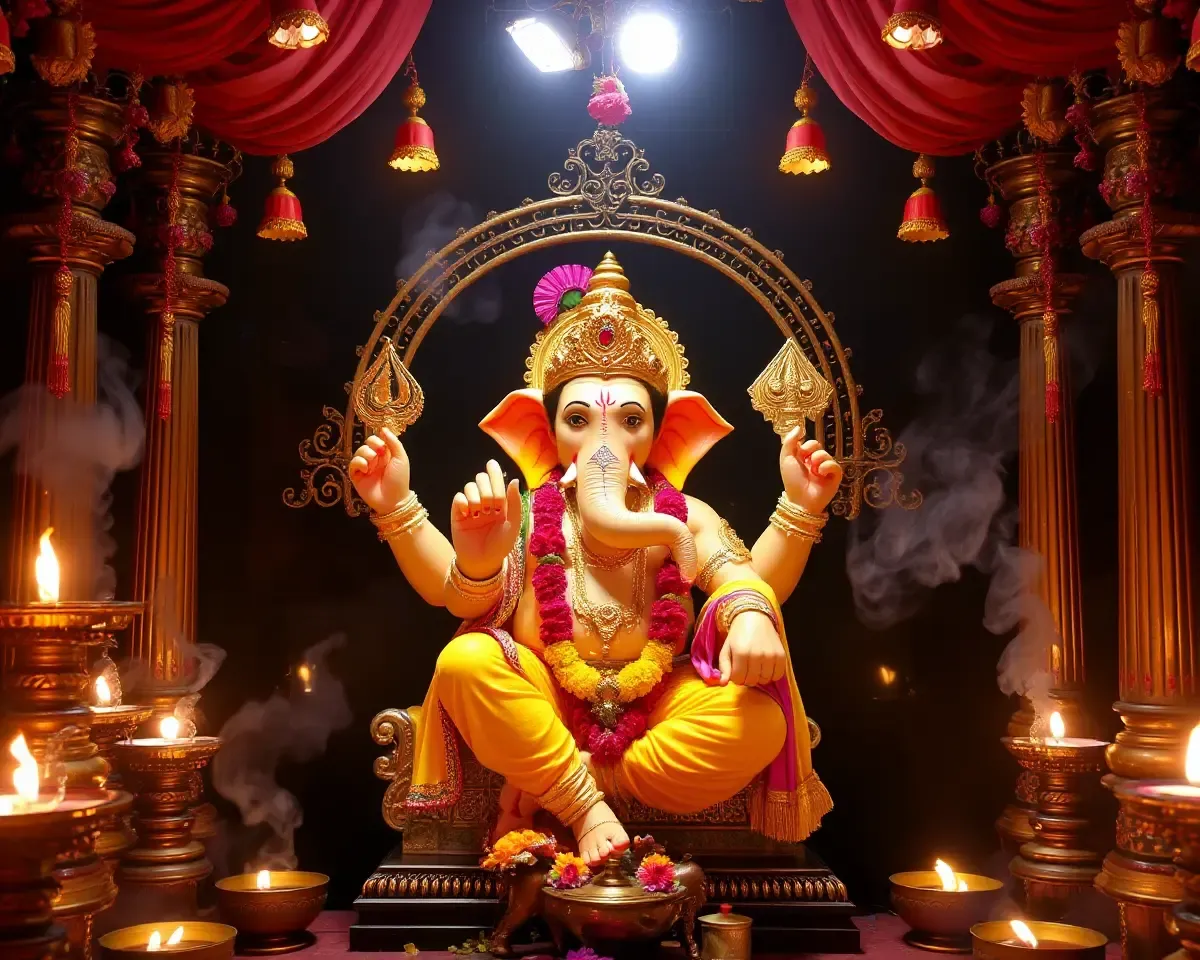 Traditional Ganesh Chaturthi Images for Decoration