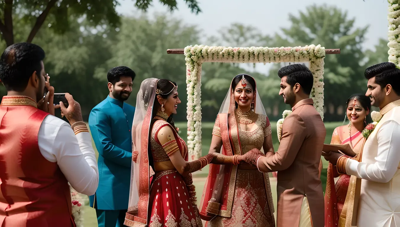 Traditional Indian Baniya Wedding Ceremony with Vows