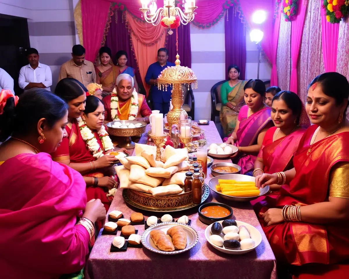 Traditional Indian Wedding with Aata Bread and Treats
