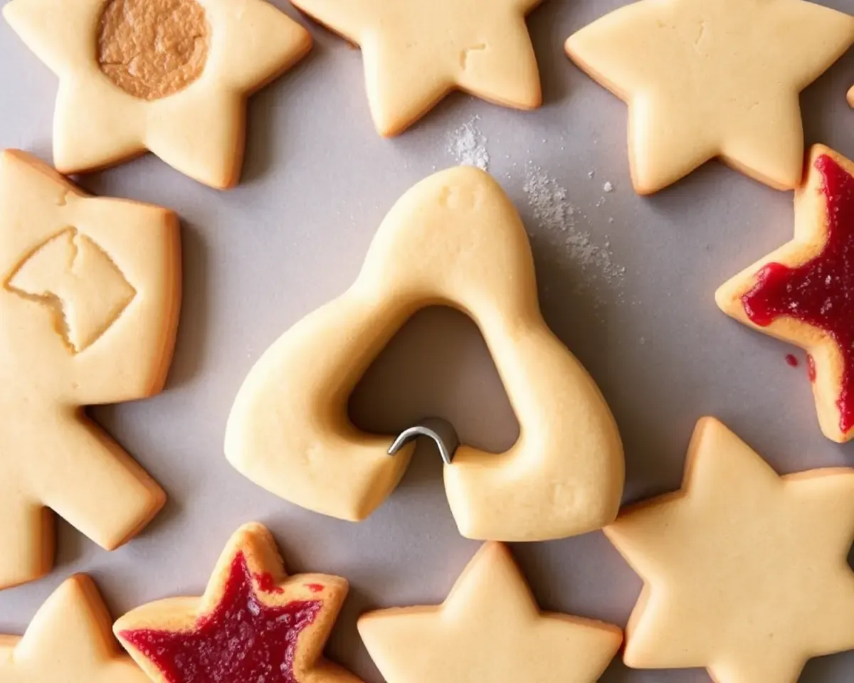 Trishul Cookie Cutter with Freshly Baked Cookies Picsart Trishul