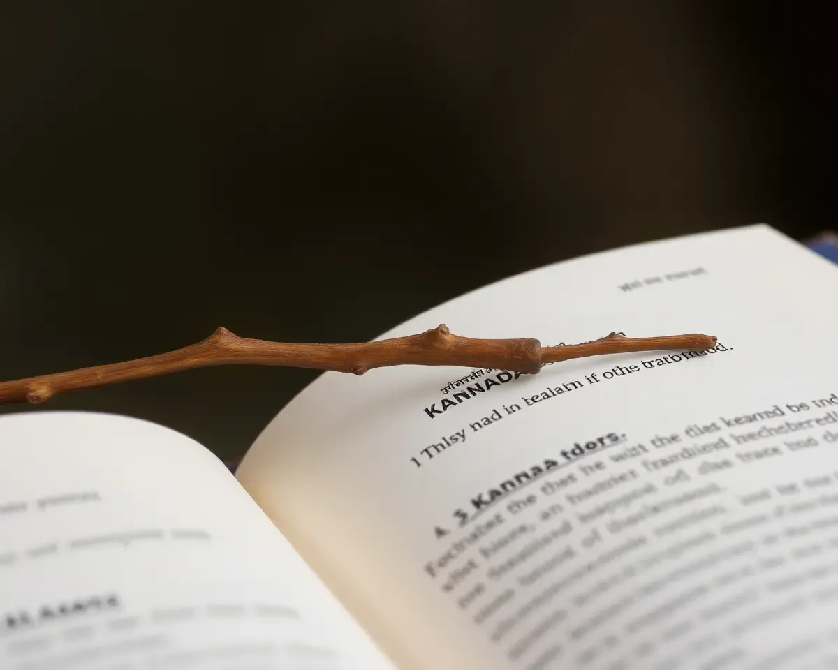 Twig Bookmark in Kannada Book Importance of Reading