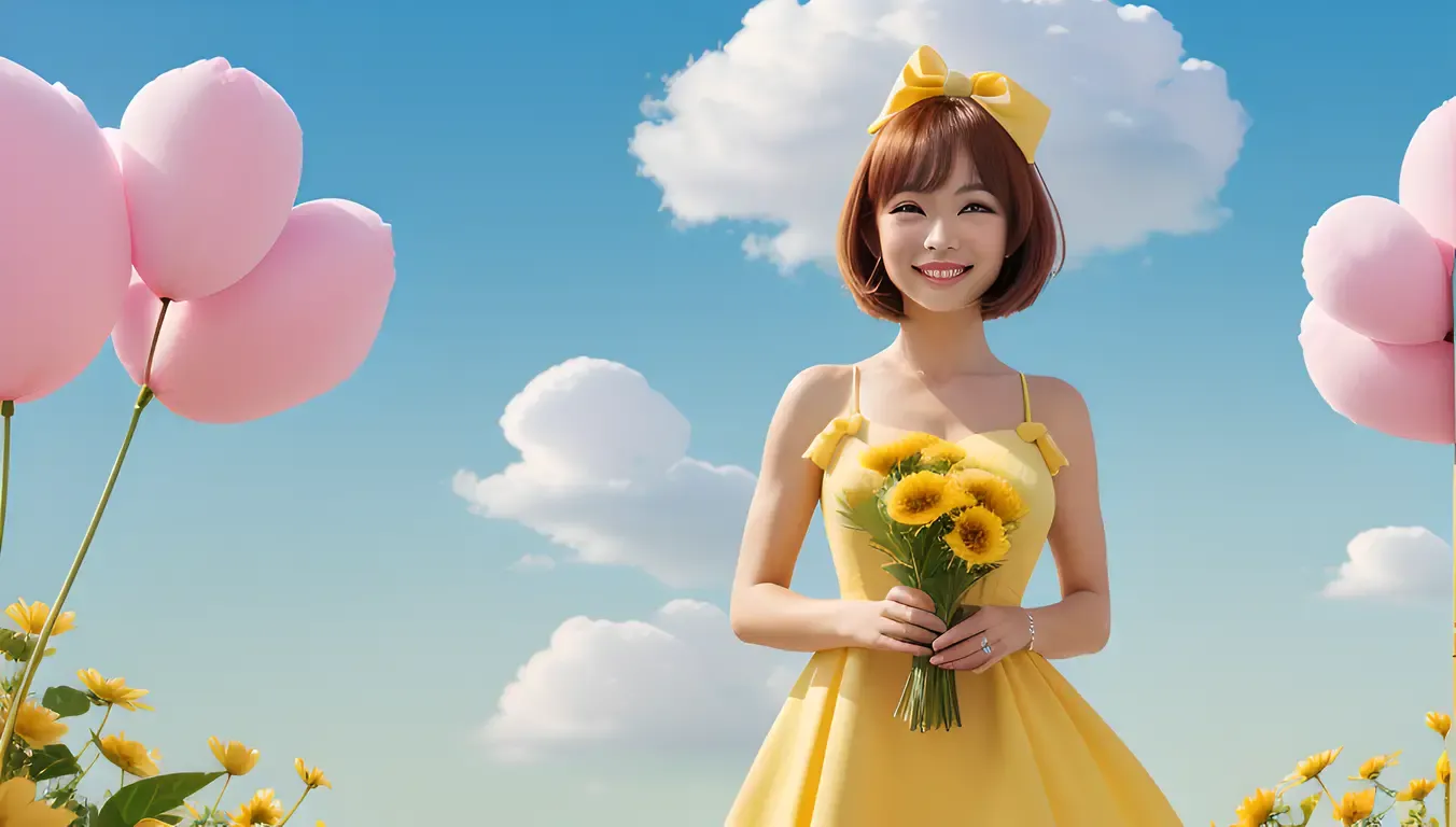 Vibrant Chara Pictures in Bright Blue Sky