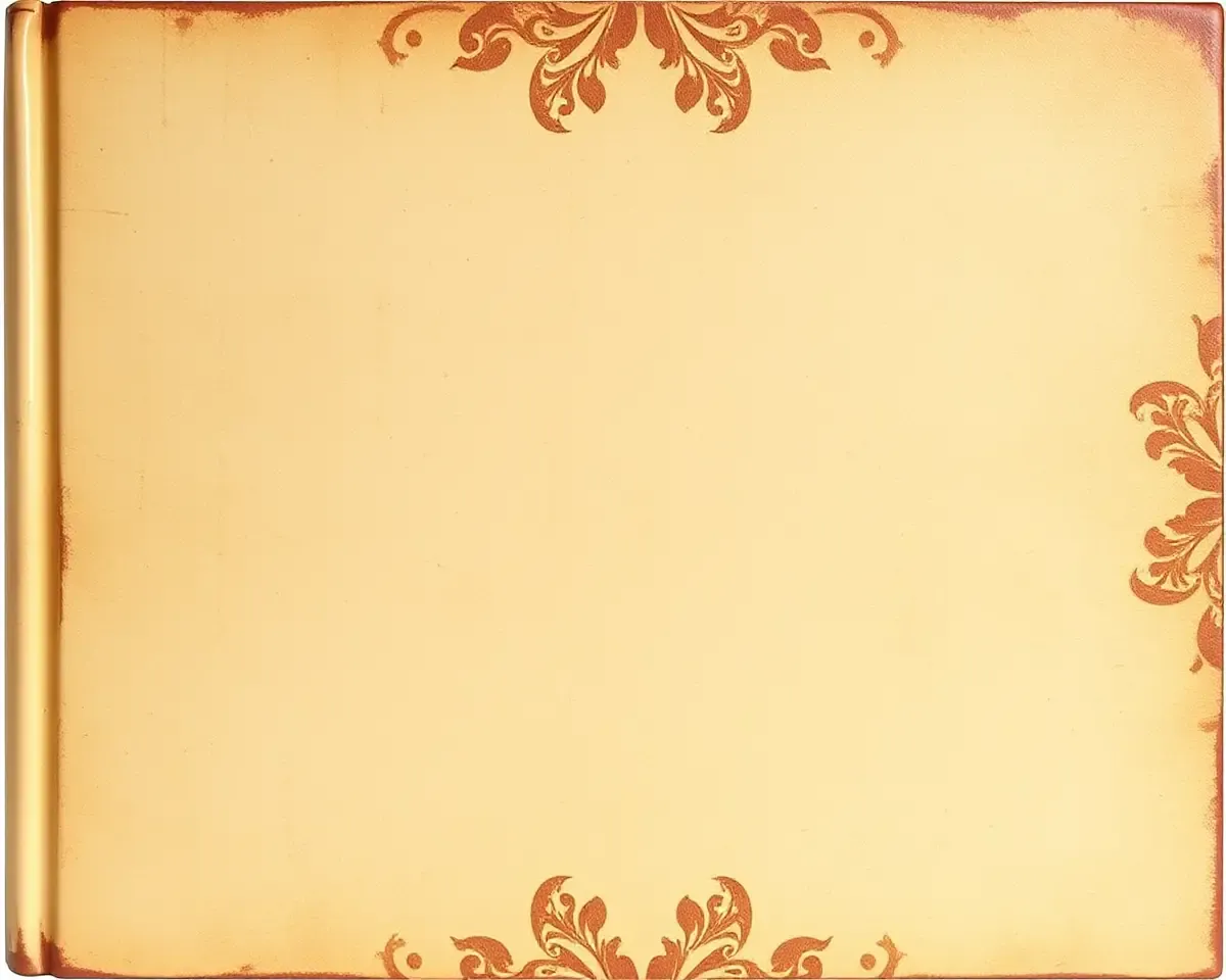 Vintage Distressed Wedding Album Cover PSD Free Download 12x36