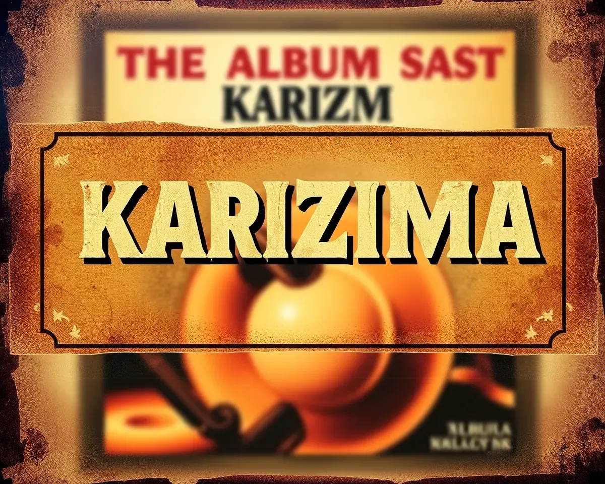 Vintage Karizma Album Frame with Distressed Look