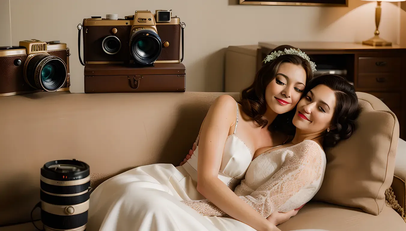 Vintage Romance Captured in Pre-Wedding Photo Shoot.