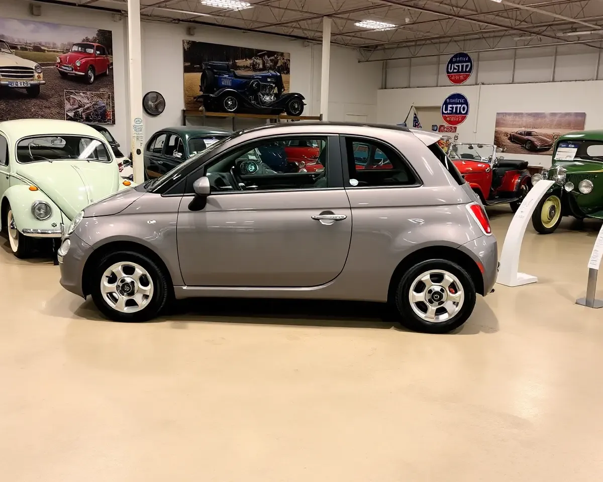 Vintage Swift Car Displayed in Nostalgic Car Museum