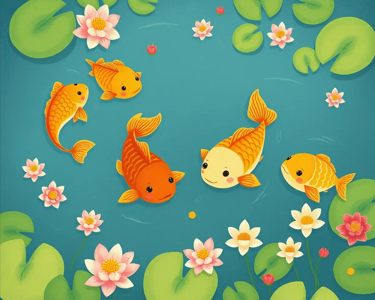 Whimsical Fish Swimming in Pani Tanki Water