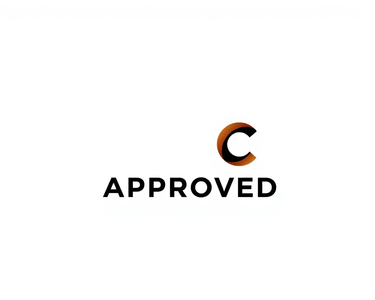 White Background DTCP-Approved Logo with Gradient Effect