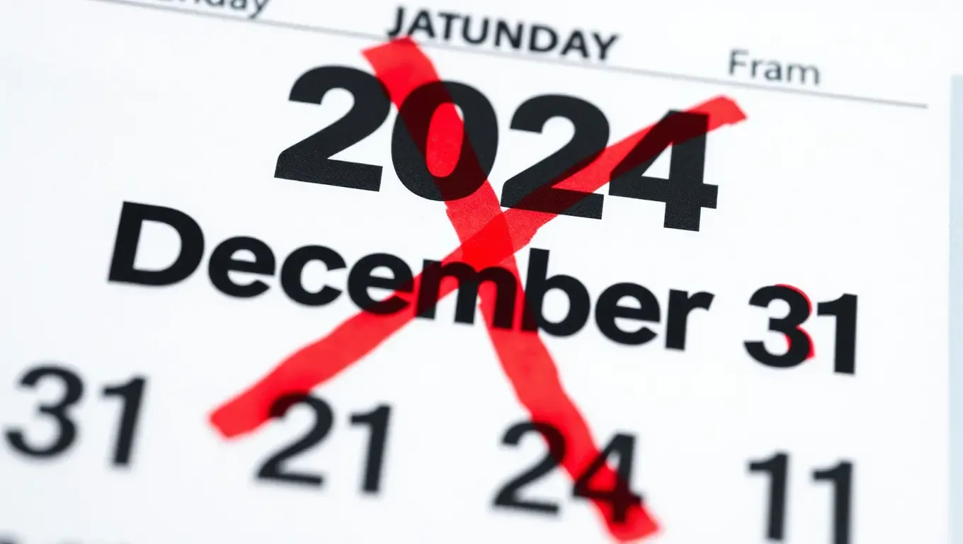 X Marks the Spot for December 31, 2024 Calendar Date