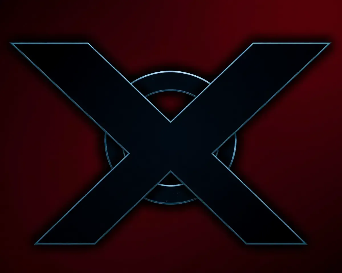 X-Men Team Logo 4K Amoled Wallpaper