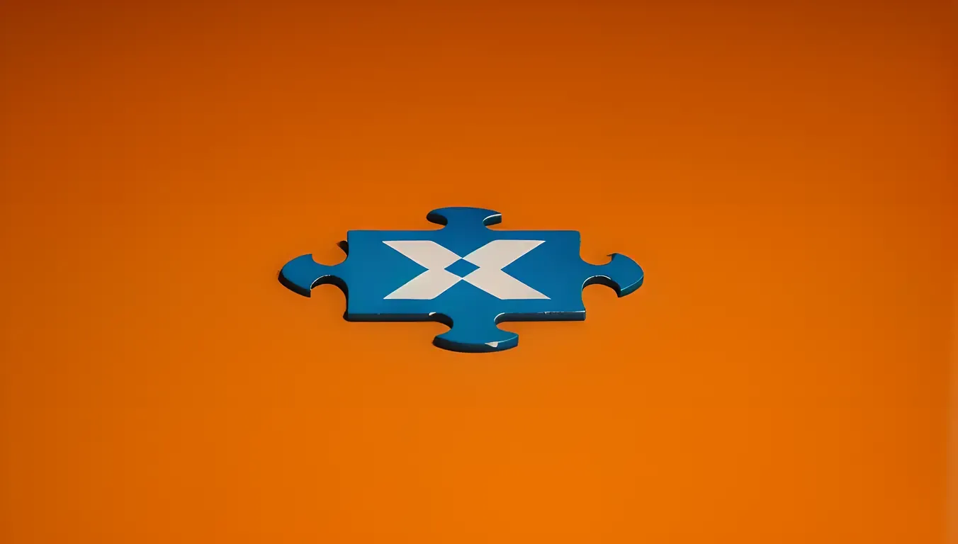 XX Logo Puzzle Piece Mosaic