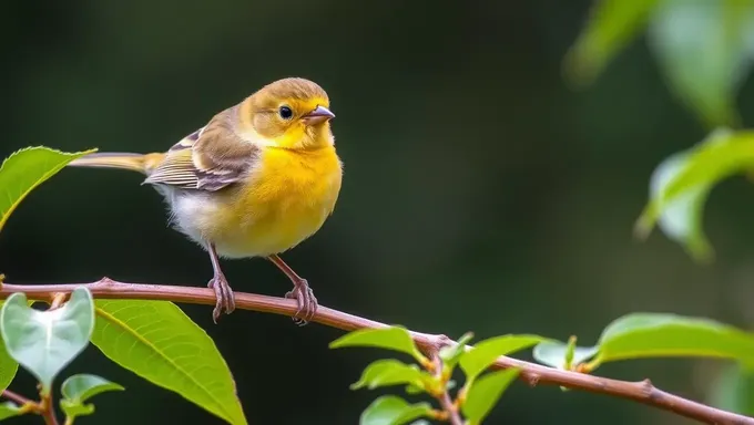 A Plumagem Pequena e Vibrante do Canário-de-peito-amarelo