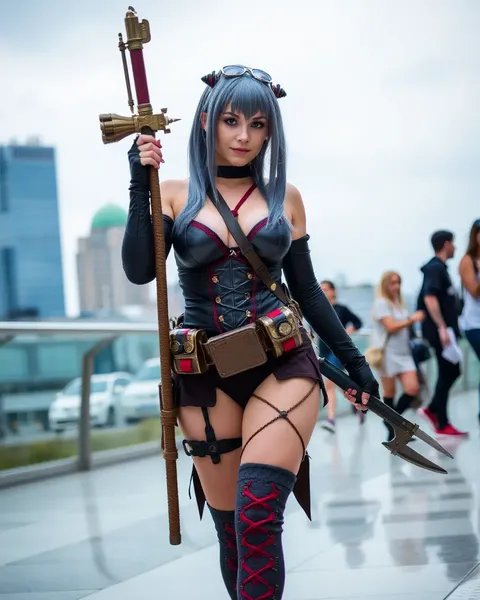 Cosplay Sexy para uma Declaração de Moda Audaz