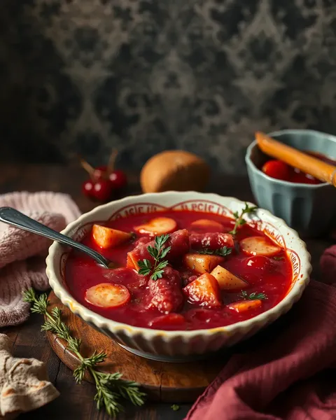 Introdução à Receita de Borscht Sensual e Sabórica Sexy