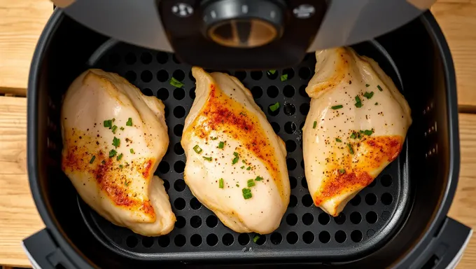 Método de Cozinha Airfryer para Peitos de Frango Suaves em Casa