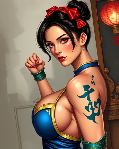 Movimentos Sexy de Chun Li em Street Fighter