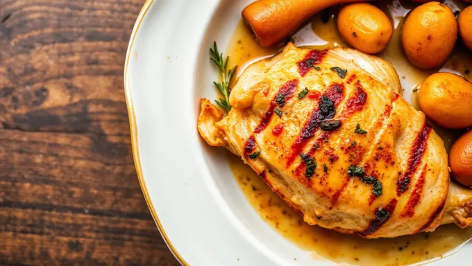 Peito de Frango Assado ao Forno com Alho e Limão Perfeito