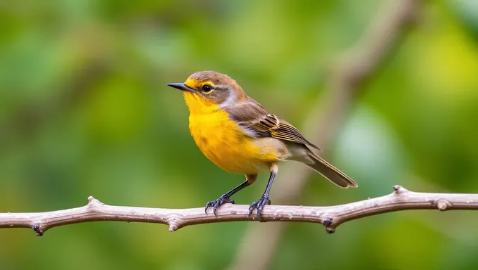 Pintinho de Peito Amarelo: Um Pássaro de Plumas Distintivas