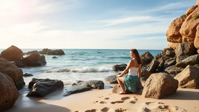 Praia do Peito de Moça: Um Local Popular para Relaxamento