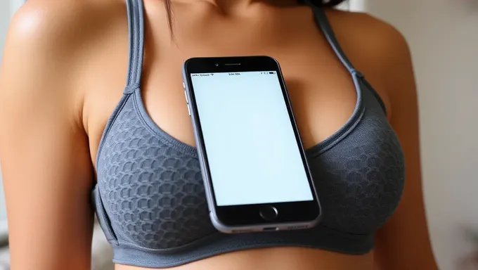 Suporte de Bra para Celular para Saúde Feminina