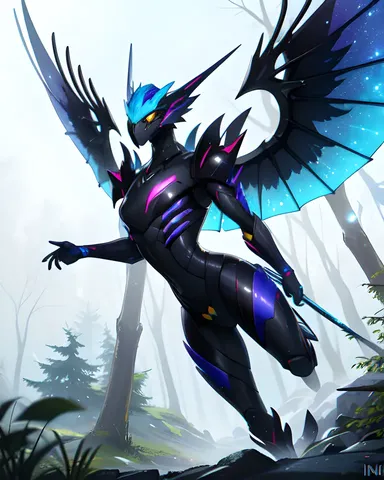 Uma Nova Espécie de Animal Emerge de uma Clareira de Floresta Nebulosa